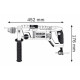 Дриль ударний Bosch GSB 162-2 RE Professional (60118B000)