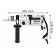 Дриль ударний Bosch GSB 24-2 Professional (060119C801)