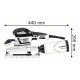 Плоскошліфувальна машина Bosch GSS 280 AVE L-Boxx (0601292901)
