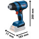 Акумуляторний технічний фен Bosch Professional GHG 18V-50 (06012A6500) (без АКБ та ЗУ)