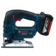 Акумуляторний лобзик Bosch GST 18 V-LI B, 2 акб 5 Ah, ЗУ GAL 1880 CV, L-BOXX 136, 3 пилки (06015A6103)
