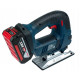 Акумуляторний лобзик Bosch GST 18 V-LI B, 2 акб 5 Ah, ЗУ GAL 1880 CV, L-BOXX 136, 3 пилки (06015A6103)