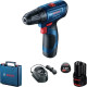 Акумуляторний шуруповерт Bosch GSR 120 LI, Акумуляторна дискова пилка Bosch GKS 12V-26 (06016A1001+06019F7001)