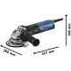 Кутова шліфувальна машина Bosch GWS 14-125 Inox Set (0601829K00)