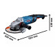 Мережа кутова шліфувальна машина (болгарка) Bosch Professional GWS 30-230 B (06018G1000)