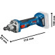 Акумуляторна пряма шліфувальна машина Bosch GGS 18 V-LI (каркас) (06019B5303)
