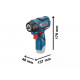 Акумуляторний гайковерт Bosch GDS 12V-115 (каркас) (06019E0101)