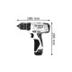 Акумуляторний шуруповерт Bosch GSR 1080-2-LI (06019E2000)