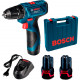 Акумуляторний шуруповерт Bosch GSR 120-LI, ліхтар (06019F7005)