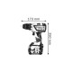 Акумуляторний ударний шуруповерт Bosch GSB 18V-60 C (06019G2100)