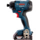 Акумуляторний ударний гайковерт BOSCH GDR 180-Li 2х2.0 Ач, ЗУ (06019G5123)