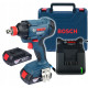 Аккумуляторный ударный гайковерт BOSCH GDX 180-LI 2х2.0 Ач, ЗУ (06019G5223)