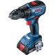 Акумуляторний шуруповерт Bosch GSR 18V-50, набір оснастки 43 шт. (06019H5004)