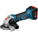Акумуляторна кутова шліфувальна машина (болгарка) Bosch Professional GWS 18V-10 (06019J4004)