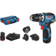 Акумуляторний шуруповерт Bosch Professional GSR 12V-35 HX в кейсі без АКБ та ЗУ (06019J9102), Кобура для шуруповерта