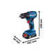 Акумуляторний безщітковий шуруповерт Bosch Professional GSR 185-LI (06019K3003) (без АКБ та ЗУ)