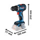 Акумуляторний ударний шуруповерт Bosch GSВ 18V-90 C (06019K6104)