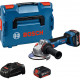 Акумуляторна кутова шліфувальна машина (болгарка) Bosch GWS 18V-11 S (06019N4002)