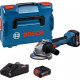 Акумуляторна кутова шліфувальна машина (болгарка) Bosch GWS 18V-8 (06019N9020)