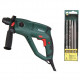 Перфоратор Bosch PBH 2100 RE (06033A9302) + 2 свердла та 2 зубила