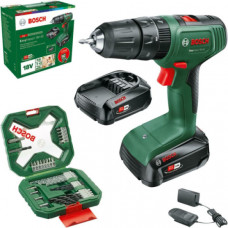 Акумуляторний шуруповерт Bosch EasyImpact 18V-40 + набір X-line 35 шт (06039D8109)