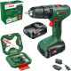 Акумуляторний шуруповерт Bosch EasyImpact 18V-40 + набір X-line 35 шт (06039D8109)