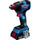 Акумуляторний ударний гайковерт Bosch Professional GDX 18V-200 C (0615990M46)
