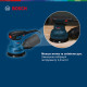 Ексцентрикова шліфувальна машина Bosch Professional GEX 125 (06013A8020)