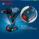 Акумуляторний ударний шуруповерт Bosch Professional GSB 183-LI з 2 акб GBA 18V 2 Ah та з/в GAL 18V-20, в кейсі (06019K9100)