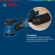 Ексцентрикова шліфувальна машина Bosch Professional GEX 125 (06013A8020)