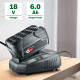 Акумулятор Bosch PBA 18 В, 6 Ач (1600A00DD7)