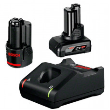Набір акумуляторів Bosch Professional GBA 12V 2.0Ah + GBA 12V 4.0Ah + Зарядний пристрій GAL 12V-40 (1600A01NC9)