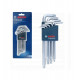 Набор шестигранных ключей Bosch Torx Professional, 9 шт (1600A01TH4)