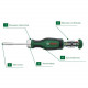Отвертка Bosch с трещоткой и 12 бит (1600A02BX2)