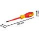 Викрутка Bosch VDE Professional PZ1 x 100 мм (1600A02ND1)
