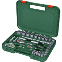 Набір тріщіток і торцевих головок Bosch 57 шт у кейсі (1600A02Z9G)