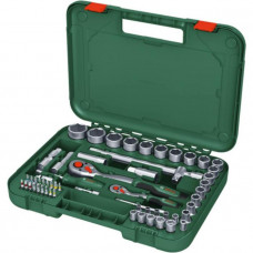 Набор трещоток и торцевых головок Bosch 57 шт в кейсе (1600A02Z9G)