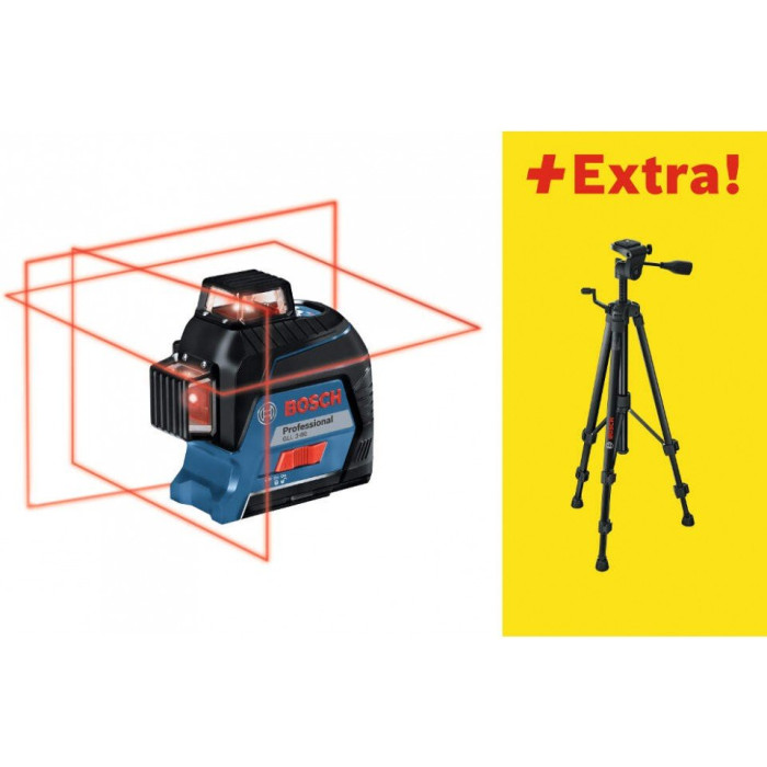 Нивелир лазерный Bosch GLL 3-80, BS 150