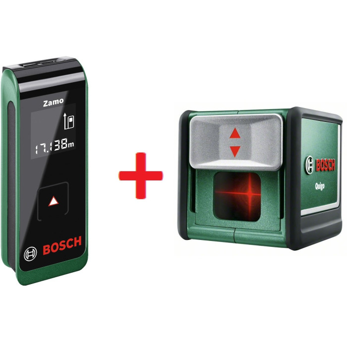 Лазерный дальномер Bosch PLR 20 (Zamo), Нивелир лазерный Bosch Quigo III