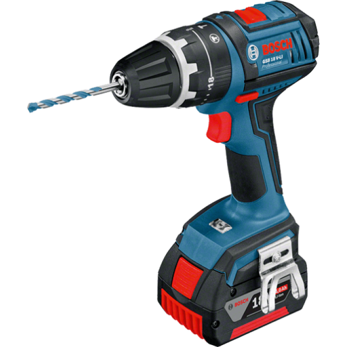 Акумуляторний ударний шуруповерт Bosch GSB 18 V-LI Professional (060186710F)