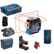 Нивелир лазерный Bosch GLL 3-80 C, BM 1 (12 V), L-Boxx, LR 6