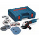 Кутова шліфувальна машина Bosch GWS 14-125 Inox Set (0601829K00)