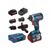 Акумуляторний шуруповерт Bosch GSR 18 V-60 FC Set (4 насадки) (06019G7100)