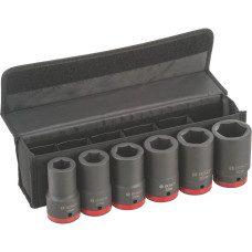 Набор ударных головок 1" Bosch 90 мм (6 шт.)