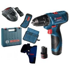 Акумуляторний шуруповерт Bosch GSR 120-Li, набір біт та свердл (06019F7004)