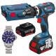 Акумуляторний шуруповерт Bosch GSR 18 VE-EC Professional (0615990H6T), годинник
