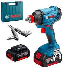 Акумуляторний ударний гайковерт Bosch GDX 180 LI Professional (0615990K9W) + Мультитул