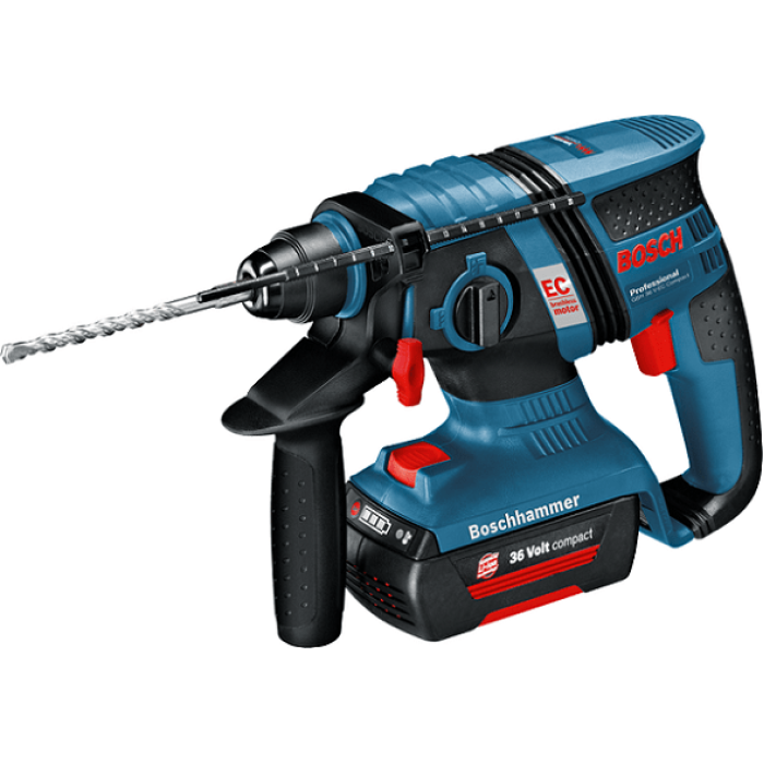 Акумуляторний перфоратор Bosch GBH 36 V-EC Compact (1,3 А*год) Professional (0611903R02)