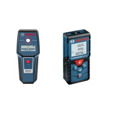 Лазерный дальномер Bosch GLM 40 (0601072900), Детектор Bosch GMS 100 M (0601081100)
