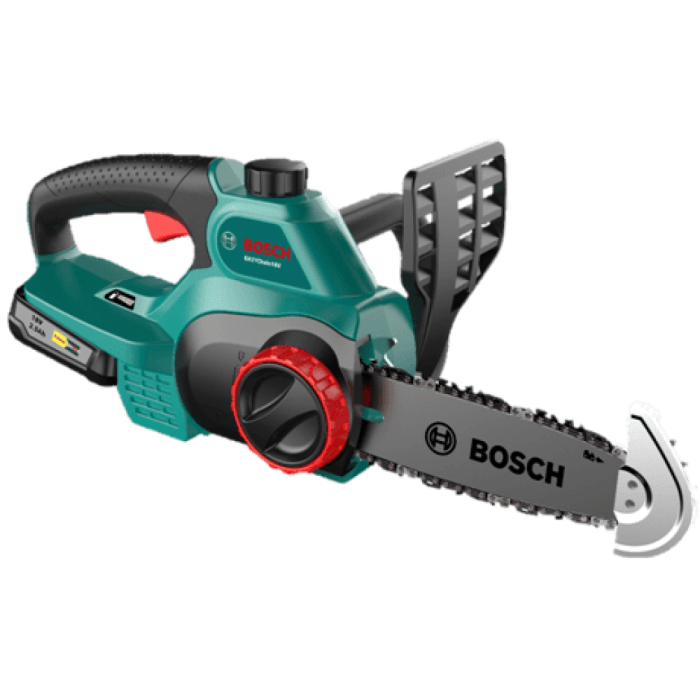 Аккумуляторная цепная пила Bosch UniversalChain 18, 2 АКБ 18 В / 2,5 Ач